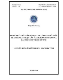 Luận án Tiến sĩ Khoa học máy tính: Nghiên cứu đề xuất hệ học chuyển giao mờ phức dựa trên kỹ thuật lấy mẫu không gian con và cấu trúc đồ thị có hướng