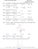 Đề ôn thi tốt nghiệp THPT môn Toán năm 2023 - Trường THPT Phước Thạnh