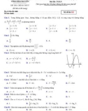 Đề thi thử tốt nghiệp THPT môn Toán năm 2023 có đáp án (Đợt 2) - Sở GD&ĐT Thái Nguyên