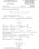 Đề thi thử tốt nghiệp THPT môn Toán năm 2022-2023 (Lần 1) - Trường THPT số 2 Bảo Thắng