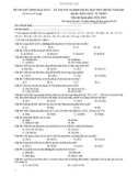 Đề thi thử tốt nghiệp THPT năm 2021 môn Hóa học có đáp án - Đề số 20