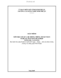 Giáo trình Hệ thống thông tin kế toán (Ngành: Kế toán doanh nghiệp - Cao đẳng) - Trường Cao đẳng nghề Ninh Thuận