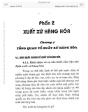 Giáo trình Phân loại hàng hoá và xuất xứ hàng hoá: Phần 2