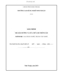 Giáo trình Bảo dưỡng và sửa chữa hệ thống lái (Ngành: Công nghệ ô tô - Cao đẳng/Trung cấp) - Trường Cao đẳng nghề Ninh Thuận