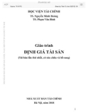 Giáo trình Định giá tài sản: Phần 1 - TS. Nguyễn Minh Hoàng