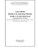 Giáo trình Mài mặt phẳng (Ngành: Cắt gọt kim loại - Trung cấp) - Trường Cao đẳng nghề Ninh Thuận