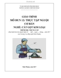 Giáo trình Thực tập nguội cơ bản (Ngành: Cắt gọt kim loại - Trung cấp) - Trường Cao đẳng nghề Ninh Thuận