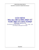 Giáo trình Đo lường điện tử (Ngành: Điện tử công nghiệp - Trung cấp) - Trường Cao đẳng nghề Ninh Thuận