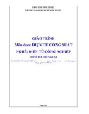 Giáo trình Điện tử công suất (Ngành: Điện tử công nghiệp - Trung cấp) - Trường Cao đẳng nghề Ninh Thuận