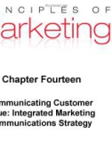 Lecture Principles of Marketing - Chapter 14