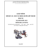 Giáo trình Hàn tự động dưới lớp thuốc bảo vệ (Ngành: Hàn - Cao đẳng) - Trường Cao đẳng nghề Ninh Thuận