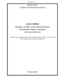 Giáo trình An ninh, an toàn trong bán hàng (Ngành: Nghiệp vụ bán hàng - Trung cấp) - Trường Cao đẳng Xây dựng số 1 (2023)