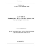 Giáo trình Thực tập vận hành hệ thống điện (Ngành: Quản lý toà nhà - Trung cấp) - Trường Cao đẳng Xây dựng số 1