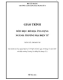 Giáo trình Đồ họa ứng dụng (Ngành: Thương mại điện tử - Trung cấp) - Trường Cao đẳng Xây dựng số 1