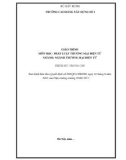 Giáo trình Pháp luật thương mại điện tử (Ngành: Thương mại điện tử - Trung cấp) - Trường Cao đẳng Xây dựng số 1