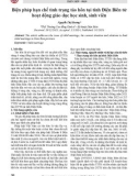 Biện pháp hạn chế tình trạng tảo hôn tại tỉnh Điện Biên từ hoạt động giáo dục học sinh, sinh viên