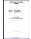 Giáo trình Thẩm định dự án đầu tư: Phần 1 - TS. Mai Thị Hường