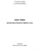 Giáo trình Kinh doanh bất động sản: Phần 1 - TS. Phạm Văn Bình