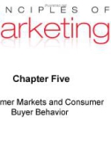 Lecture Principles of Marketing: Chapter 5