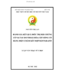 Luận văn Thạc sĩ Y học: Đánh giá kết quả điều trị hội chứng cổ vai tay do thoái hóa cột sống cổ bằng điện châm kết hợp đắp parafin