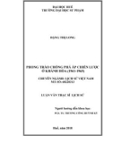 Luận văn Thạc sĩ Lịch sử: Phong trào chống phá ấp chiến lược ở Khánh Hòa (1961-1965)