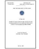 Luận văn Thạc sĩ Sinh học thí nghiệm: Nghiên cứu hoạt tính gây độc tế bào ung thư và kháng khuẩn của các hợp chất thứ cấp từ chủng vi nấm Aspergillus niger IMBC-NMTP01