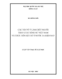 Luận văn Thạc sĩ Luật học: Các tội vô ý làm chết người theo luật hình sự Việt Nam và thực tiễn xét xử ở nước ta hiện nay