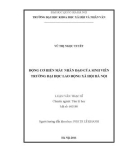 Luận văn Thạc sĩ Tâm lý học: Động cơ hiến máu nhân đạo của sinh viên trường Đại học Lao động Xã hội Hà Nội