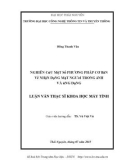 Luận văn Thạc sĩ Khoa học Máy tính: Nghiên cứu một số phương pháp cơ bản về nhận dạng mặt người trong ảnh và ứng dụng