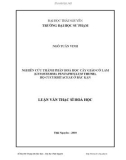 Luận văn Thạc sĩ Hoá học: Nghiên cứu thành phần hoá học cây Giảo cổ lam (Gynostemma pentaphyll Thunb.) họ Cucurbitaceae ở Bắc Kạn