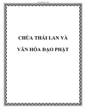 CHÙA THÁI LAN VÀ VĂN HÓA ĐẠO PHẬT