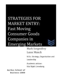 STRATEGIES FOR MARKET ENTRY: Fast Moving Consumer Goods Companies in Emerging Markets