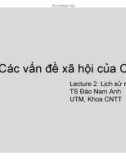 Bài giảng Các vấn đề xã hội của công nghệ thông tin: Lecture 2 - TS. Đào Nam Anh