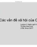 Bài giảng Các vấn đề xã hội của công nghệ thông tin: Lecture 3 - TS. Đào Nam Anh