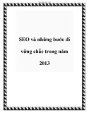 SEO và những bước đi vững chắc trong năm 2013