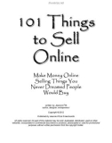 101 things to sell online