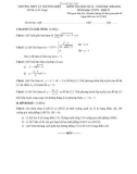Đề thi học kì 2 môn Toán lớp 11 năm 2020-2021 có đáp án - Trường THPT Lý Thường Kiệt