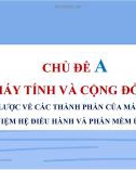 Bài giảng môn Tin 7 bài 1 sách Cánh diều: Thiết bị vào ra cơ bản cho máy tính cá nhân