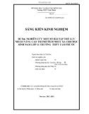 SKKN: Nghiên cứu một số bài tập thể lực nhằm nâng cao thành tích nhảy xa cho học sinh nam lớp 11 trường THPT Tam Phước