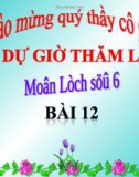 Bài giảng Lịch sử 6 bài 12: Nước Văn Lang