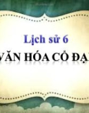 Bài giảng Lịch sử 6 bài 6: Văn hóa cổ đại