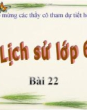 Bài giảng Lịch sử 6 bài 22: Khởi nghĩa Lý Bí. Nước Vạn Xuân (542-602) (tt)