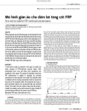 Mô hình giàn ảo cho dầm bê tông cốt FRP