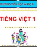 Bài giảng môn Tiếng Việt lớp 1 sách Cánh diều năm học 2020-2021 - Bài 8: Kể chuyện Chồn con đi học (Trường Tiểu học Ái Mộ B)