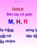 Giáo án điện tử môn Tiếng Việt lớp 3 - Tuần 21: Chính tả Bàn tay cô giáo