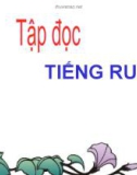 Giáo án điện tử môn Tiếng Việt lớp 3 - Tuần 8: Tập đọc Tiếng ru