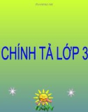 Giáo án điện tử môn Tiếng Việt lớp 3 - Tuần 8: Chính tả Tiếng ru