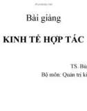 Bài giảng Kinh tế hợp tác: Chương 2 - TS. Bùi Thị Nga