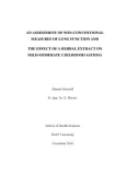 Master's thesis: An assesssment of non-conventional measures of lung function and the effect of a herbal extract on mild-moderate childhood asthma