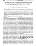 Giải pháp ứng dụng công nghệ thông tin trong quản lý hoạt động giảng dạy ở Trường Sĩ quan Chính trị